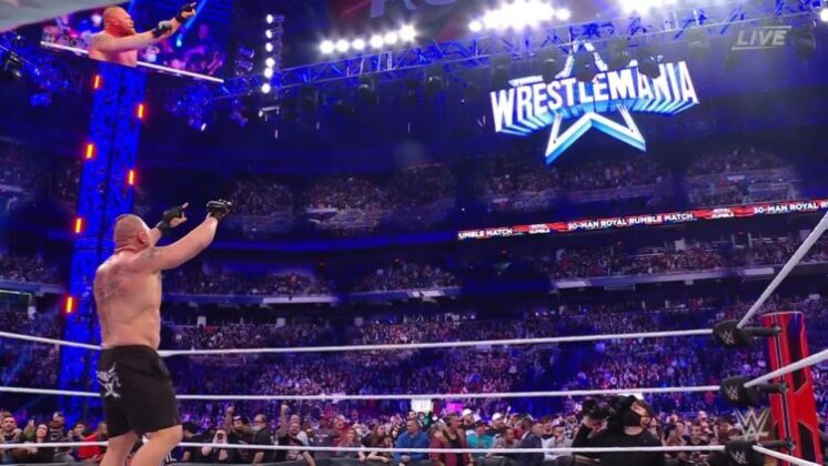 Brock Lesnar também se irritou com Shane McMahon no WWE Royal Rumble