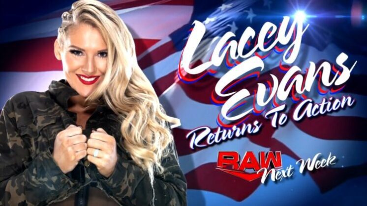 Lacey Evans fará o seu retorno aos ringues no próximo WWE RAW