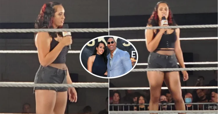 Filha de The Rock, Simone Johnson, faz sua primeira promo na WWE