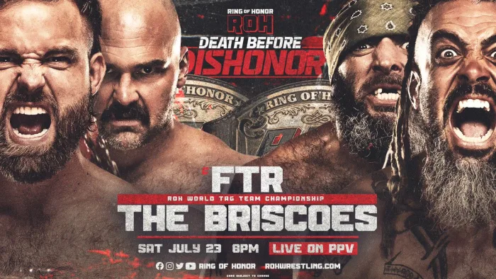 “FTR vs. The Briscoes Brothers” é oficialmente anunciado para o ROH Death Before Dishonor