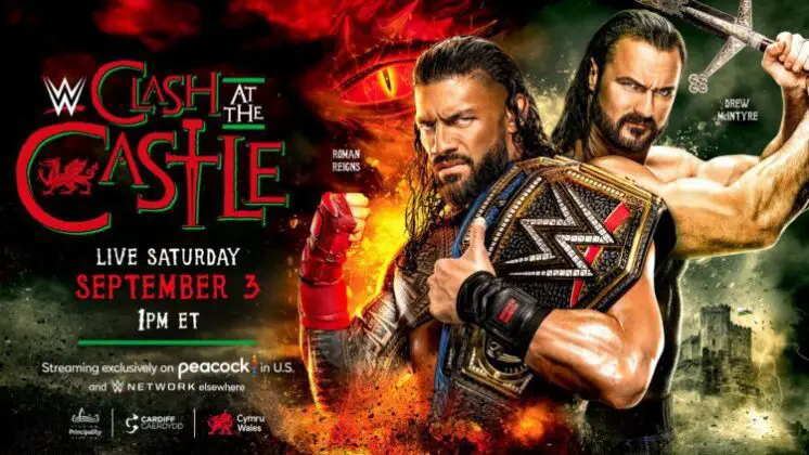 Possível “spoiler” para “Roman Reigns vs. Drew McIntyre” no WWE Clash at the Castle