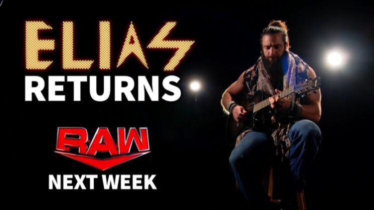 Elias fará o seu retorno a WWE no próximo RAW