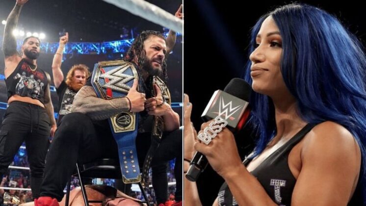 Foto: Sasha Banks é vista com membro da Bloodline e outros WWE Superstars