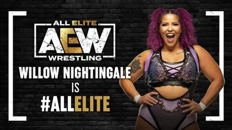 Willow Nightingale assina com a AEW