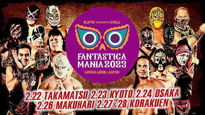 CMLL anuncia seus participantes para o CMLL x NJPW Fantasticamania 2023