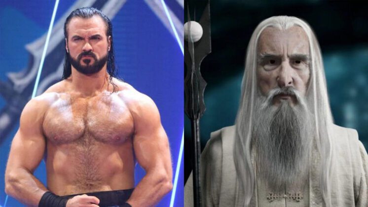 Foto: Drew McIntyre se veste como Saruman de ‘Senhor dos Anéis’ para o Halloween