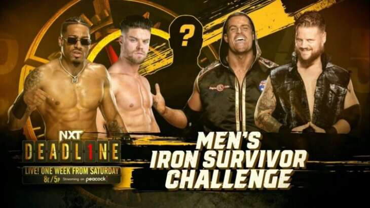 Último lutador se classifica para o Men’s Iron Survivor Challenge no NXT Deadline