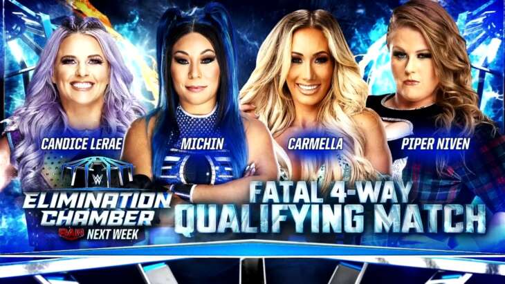 Quatro grandes combates são anunciados para o próximo WWE RAW