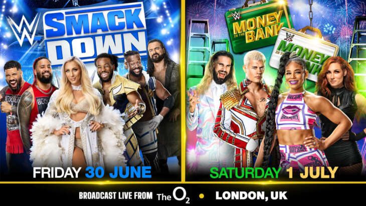 WWE realizará último SmackDown antes do Money in the Bank em Londres
