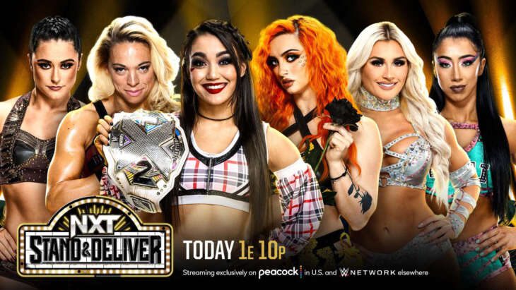 wwe nxt stand and deliver roxanne perez zoey stark lyra valkyria indi hartwell tiffany stratton gigi dolin