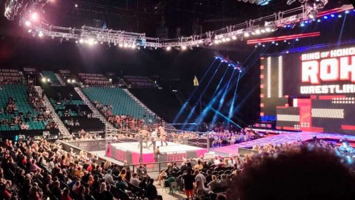 Fãs deixam arena da AEW antes das gravações da ROH