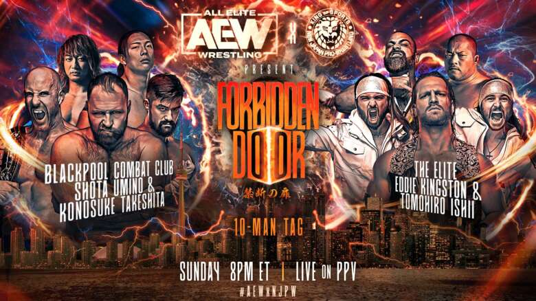 aew njpw forbidden door the elite blackpool combat club