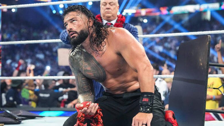 Roman Reigns lutou machucado no WWE SummerSlam