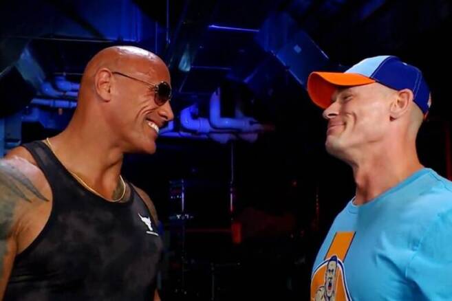 Fim da greve dos roteiristas de Hollywood pode afetar planos de The Rock e John Cena na WWE