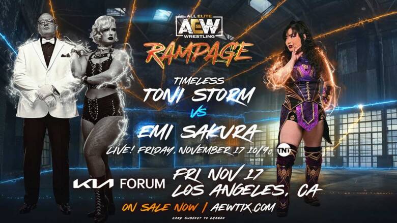 AEW anuncia grande combate para o Rampage