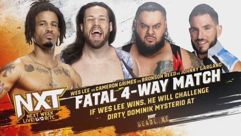 WWE faz grandes anúncios para o próximo NXT