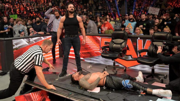 WWE RAW tem queda na sua audiência