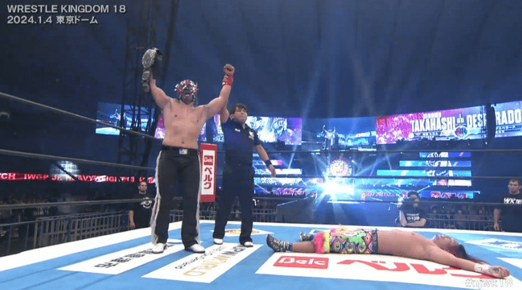 El Desperado conquista o IWGP Junior Heavyweight Championship