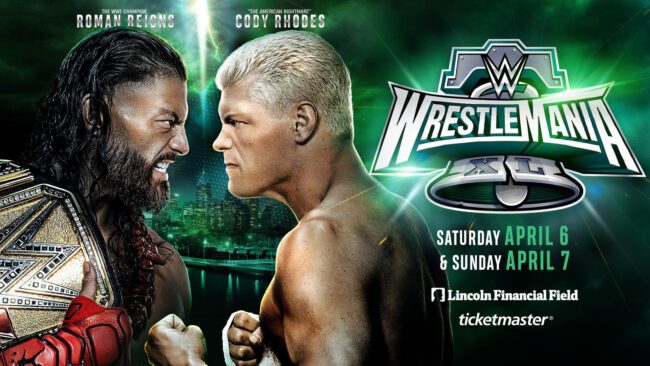 WWE WrestleMania 40 – Card oficial e todas as informações!