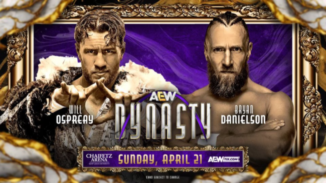 "Bryan Danielson vs. Will Ospreay" confirmado para o AEW Dynasty