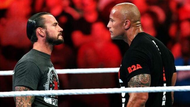 CM Punk quer reviver sua rivalidade com The Rock