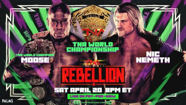 TNA anuncia o evento principal do Rebellion