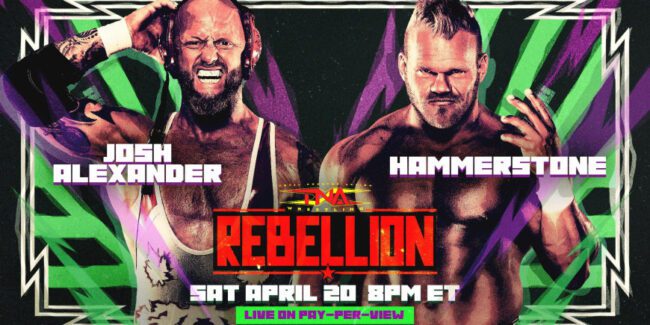 'Josh Alexander vs. Hammerstone' anunciado para o TNA Rebellion