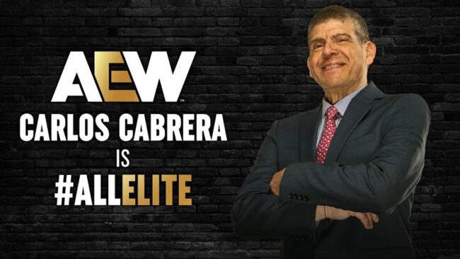 AEW anuncia a contratação de Carlos Cabrera