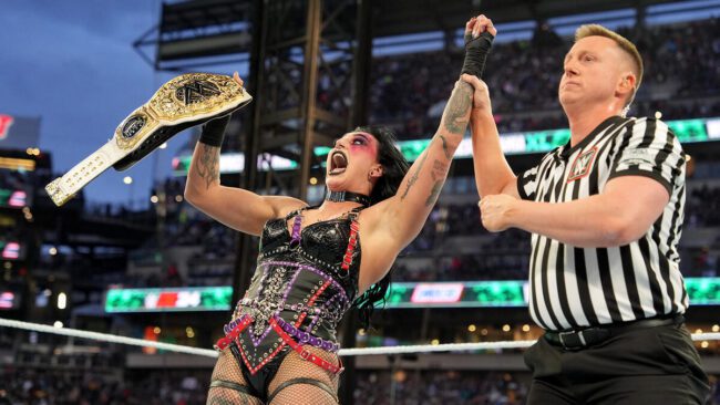 Rhea Ripley vence e mantém o WWE Women’s World Championship na WrestleMania 40