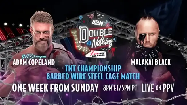 AEW confirma Barbed Wire Steel Cage Match para o Double or Nothing
