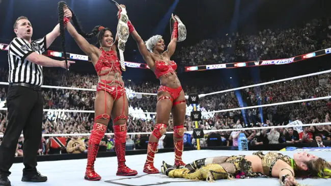 Jade Cargill e Bianca Belair conquistam o WWE Women's Tag Team Championship no Backlash