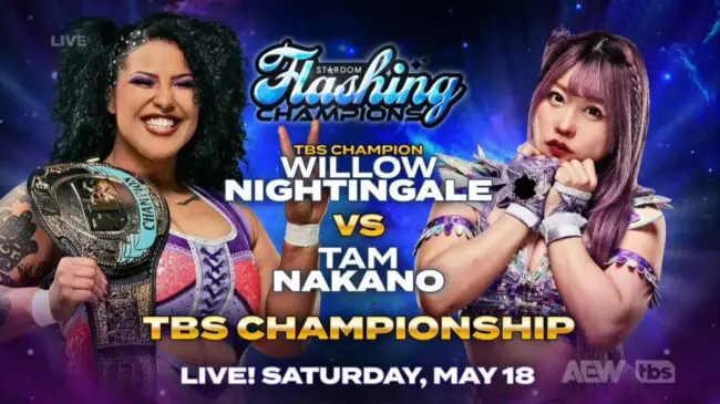 Willow Nightingale colocará o AEW TBS Championship em jogo na STARDOM