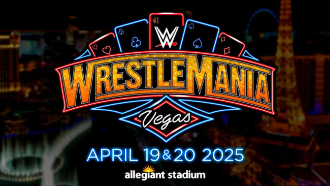 WWE fornece mais detalhes sobre a WrestleMania 41 em Las Vegas
