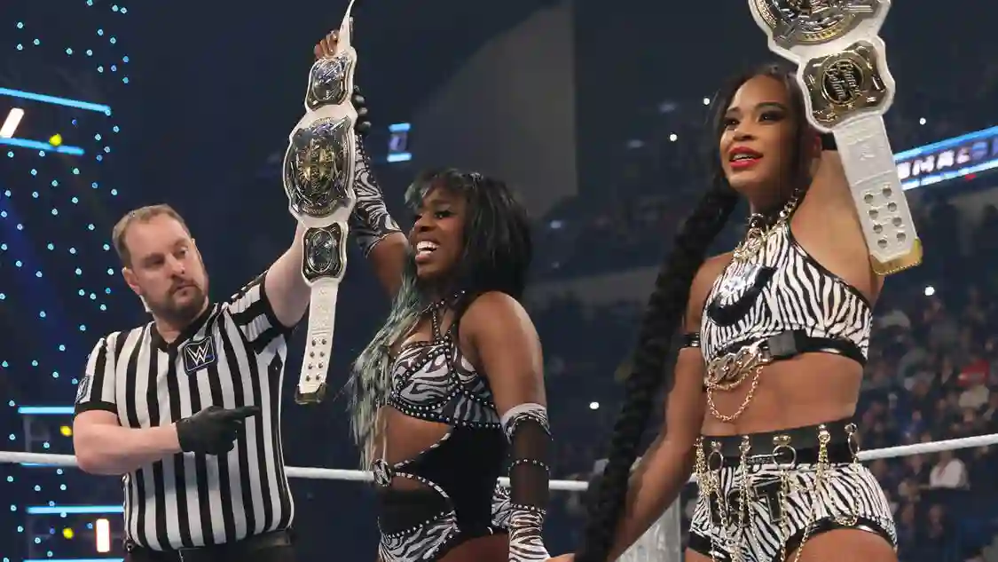 Bianca Belair and Naomi Caught Dancing Backstage by Former WWE Champion
