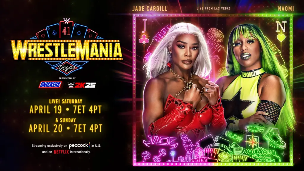 Naomi vs. Jade Cargill Set to Make History at WrestleMania 41