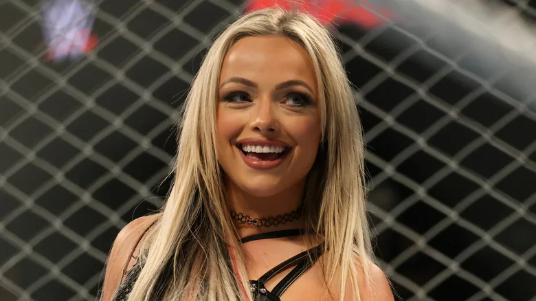 SAVANNAH, GEORGIA - MAY 27: Liv Morgan enters the ring during Monday Night RAW at Enmarket Arena on May 27, 2024 in Savannah, Georgia.  (Photo by WWE/Getty Images)
