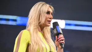 Charlotte Flair Suffers Another Wardrobe Malfunction at WWE Saturday Night’s Main Event