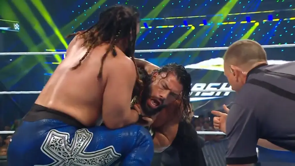 Roman Reigns Retains the Title at WWE Backlash But Gets Destroyed by Jacob Fatu
