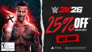 WWE 2K26 for PS5 Gets Limited-Time Price Drop