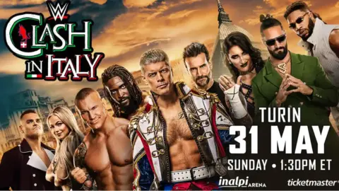 WWE Reveals Official Clash In Italy Poster