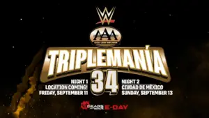 WWE Announces AAA TripleMania 34 Will Be a Two-Night Event for the First Time