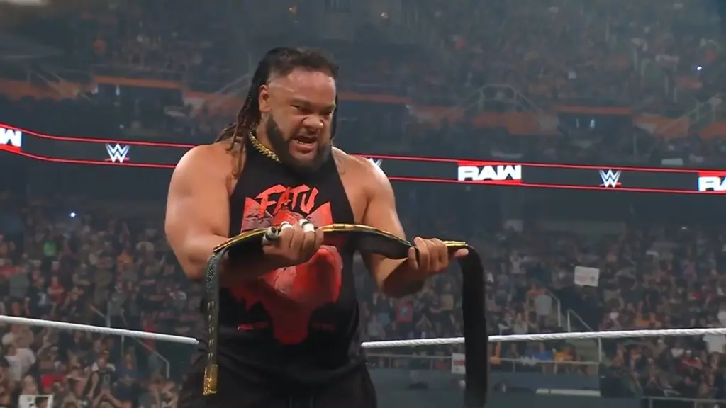 Jacob Fatu Brutally Attacks Roman Reigns and The Usos on WWE RAW