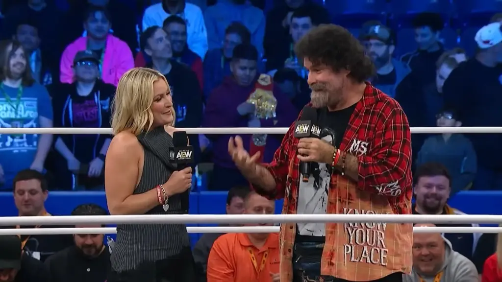 Mick Foley Reacts to His AEW Debut After Double or Nothing