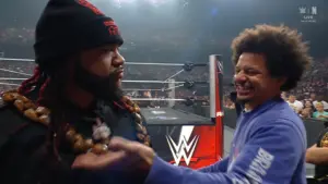 The Bloodline Destroys Comedian Eric André on WWE RAW