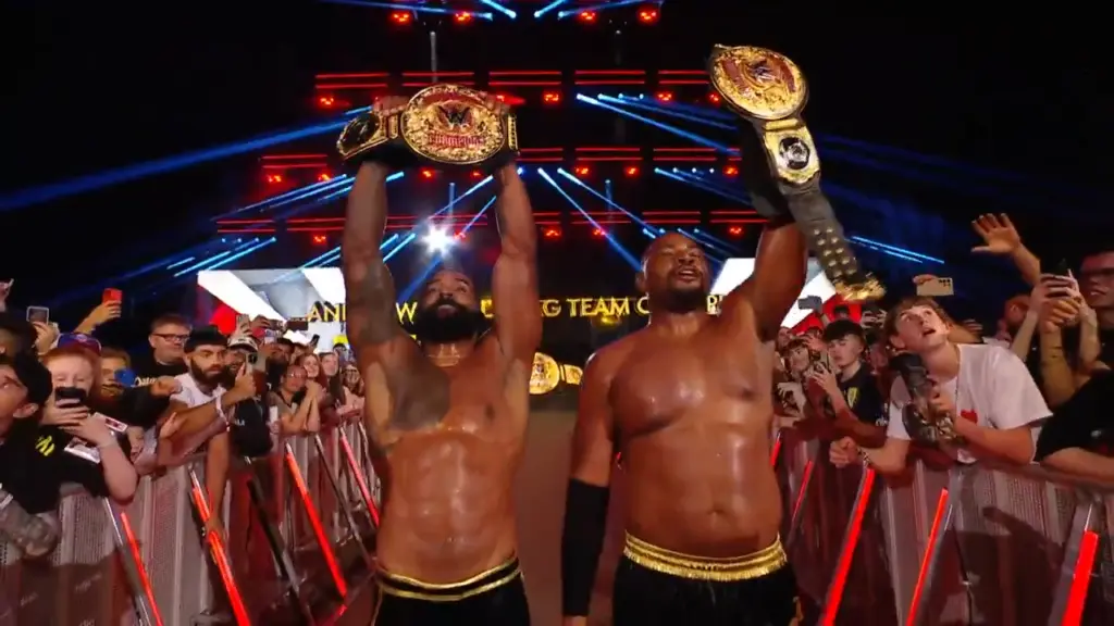 The Street Profits Win World Tag Team Championship on WWE RAW