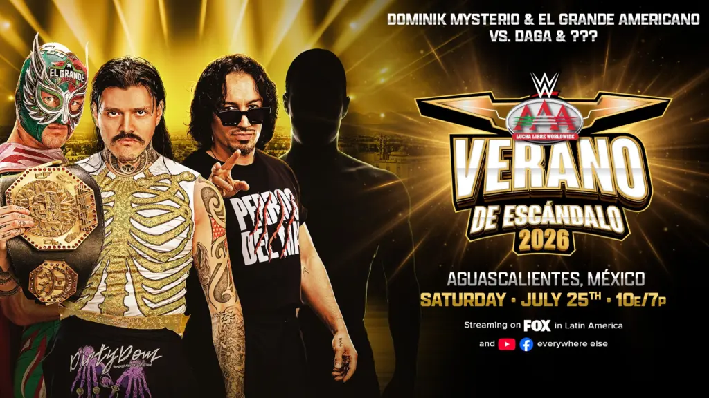 AAA Verano de Escándalo (07/25/26) Live Results – Dominik Mysterio in Action, Title Matche, and More!