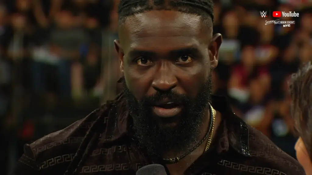 Oba Femi Sends Message to Brock Lesnar During WWE Saturday Night’s Main Event Countdown