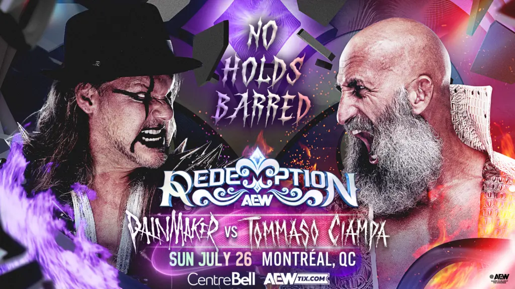 Stipulation Announced for Tommaso Ciampa vs. Chris Jericho at AEW Redemption