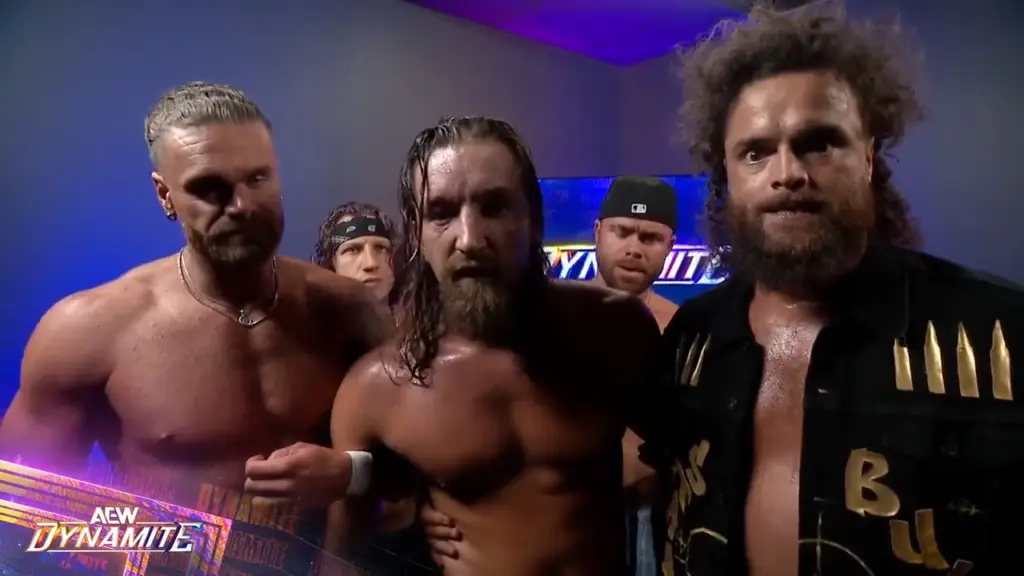 Bang Bang Gang vs. The Dogs Set for Stipulation Match at AEW Redemption