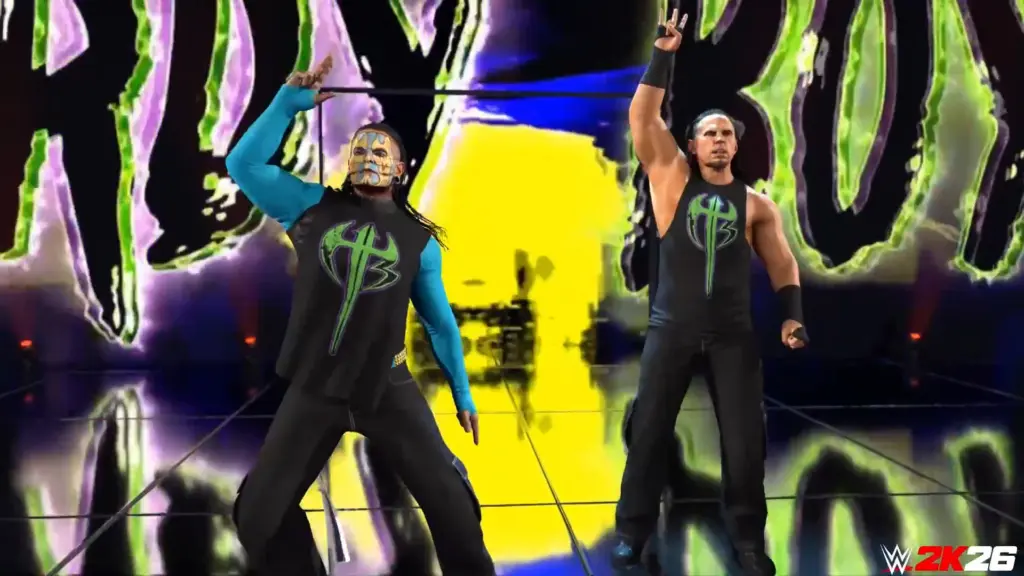 WWE 2K26 Reveals First Look at The Hardy Boyz